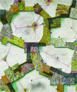 New Babylon, composed from different maps